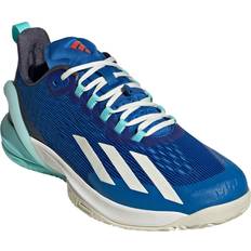 Racket Sport Shoes Adidas Adizero Cybersonic Mens Tennis Shoes, Royal/Wht/Aqua