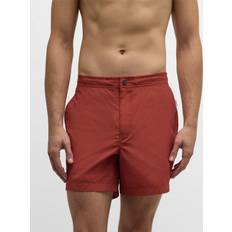 Red - Women Swimming Trunks Onia Men's Calder 6E Swim Trunks, 6" Inseam