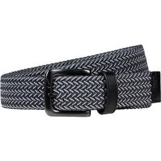 Nike White Belts Nike Stretch Woven Belt Dark Grey/White 32/34