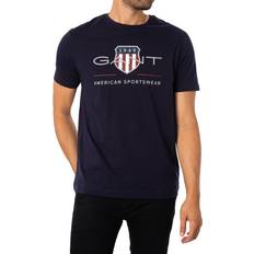 Gant T-Shirts Gant Herren T-Shirt ARCHIVE SHIELD marine