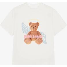 Braun T-Shirts Palm Angels Kids T-Shirt mit Bären-Print Kinder Baumwolle Weiß