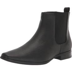 Calvin Klein Herren Stiefel & Boots Calvin Klein Men's Brayden Chelsea Boot, Black Saffiano