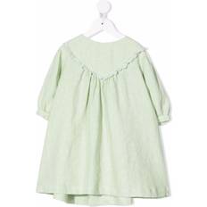 Conscious Hera Lace Trimmed Dress - Celadon Green