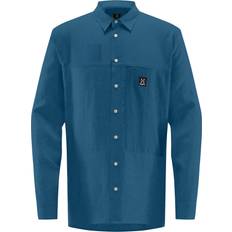 Herre - Treningsklær Skjorter Haglöfs Dal Long Sleeve Shirt Men - Dark Ocean