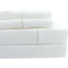 Linen Bed Sheets Joss & Main Briar Ladder Hem Bed Sheet White (259.08x)