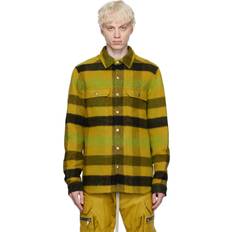 Women - Yellow Shirts Rick Owens Yellow Check Shirt IT