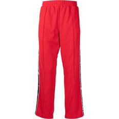 Red - Unisex Pants Ports V side stripe-detail track pants unisex Polyester Red