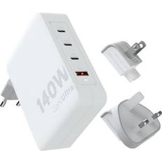 Batterien & Akkus Xtorm XVC2140 140W GaN-Ultra Travel Charger/USB-C PD Cable White