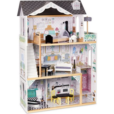 Lil' Jumbl Kids Wooden Dollhouse with Accesories