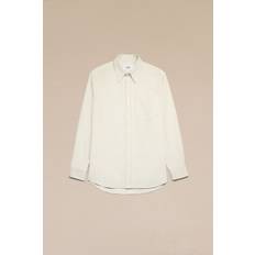 Herren - Outdoorjacken - Weiß Ami Paris Langärmelige Hemdjacke unisex Baumwolle Weiß