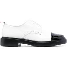 Women Derby Thom Browne RWB contrasting toecap women Calf Leather/Patent Leather/Rubber 980 BLK/WHT