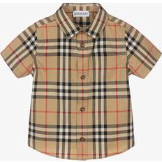 Skjorter Burberry Baby Boys Beige Vintage Check Owen Shirt