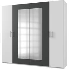 WIMEX Nora White/Graphite Kleiderschrank 225x210cm