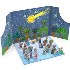 Advent Calendars The Birth of Jesus Advent Calendar and Nativity Scene