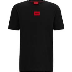 Hugo Boss L - Men T-shirts Hugo Boss Logo Label T-shirt - Black