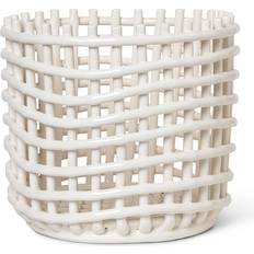 Ferm Living Braided Off White Kurv 23.5cm