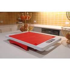 Red Chopping Boards Karving King Original Dripless Chopping Board