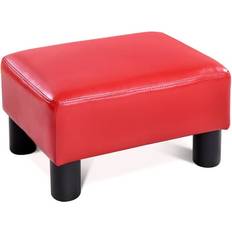 Bed Bath & Beyond Small Red Foot Stool 9.5"