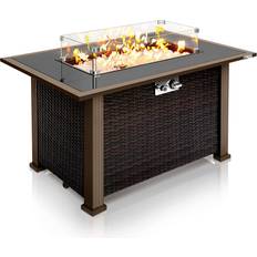 SereneLife Outdoor Propane Fire Pit