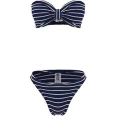 S - Weiß Bikini-Sets Hunza G Jean Bikini Set White