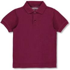 Cotton - Unisex Polo Shirts Universal Mens & Womens S/s Unisex Pique Polo, Burgundy, Adult