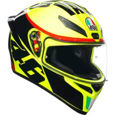 AGV Full Face Helmets - x-large Motorcycle Helmets AGV Integralhelm k1 grazie vale Gelb
