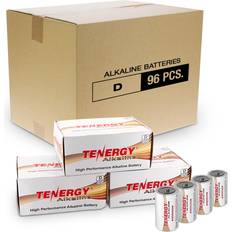Tenergy D Size Alkaline Batteries Compatible 96-pack