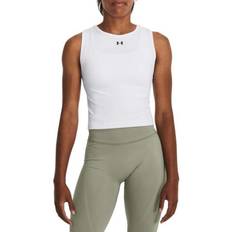 Under Armour Women Tank Tops Under Armour Women's Train Seamless Tank, Medium, White