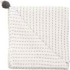Crane Baby Cotton Luxe Stitched Baby Blanket