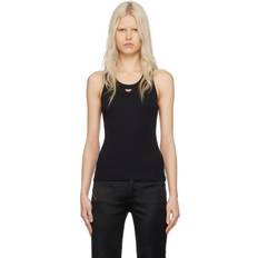 Diesel Cotton T-shirts Diesel Black T-Anky-D Tank Top