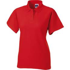 Dame - Røde Pikéskjorter Jerzees Colours Ladies 65/35 Hard Wearing Pique Short Sleeve Polo Shirt Bright Red