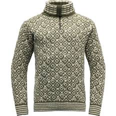 Herre - L - Strikkegensere - Ull Overdeler Devold Genser Svalbard Wool Zip 388