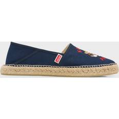 Herre Espadrillos Kenzo Lucky Tiger' Embroidered Canvas Espadrilles Dark Blue Mens