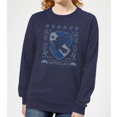 Blue - Christmas Sweaters - Women Harry Potter Ravenclaw Crest Women's Christmas Sweater Navy