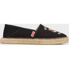 Espadrillos Kenzo Lucky Tiger' Embroidered Canvas Espadrilles Black Womens