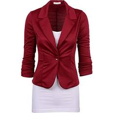Inevnen Women Suit Vest Sleeveless V Neck Button Up Dressy Casual Regular  Fitted Waistcoat Crop Top