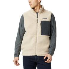 L - Unisex Vester Columbia Mountainside Sherpa Fleece Vest, Ancient Fossil/Shark