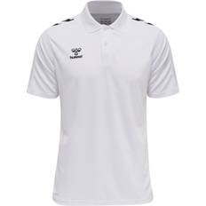 Hvite - Unisex Pikéskjorter Hummel Core XK Funktions-Poloshirt white Weiß