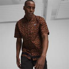 Puma Herre Skjorter Puma Downtown Men's Kitten Shirt, Teak/AOP