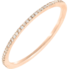 Adina Eden Micropavé Eternity Band - Rose Gold/Diamonds