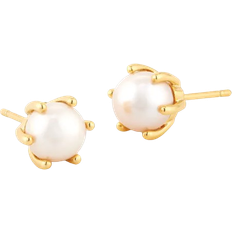 Kendra Scott Ashton Stud Earrings - Gold/White