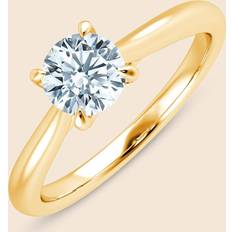 Ringe Arch Cross Round Ring Rose 18k Gold