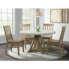 Dining Sets Picket House Furnishings Liam Round 5PC 5pcs