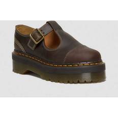 Dr. Martens Oxford Dr. Martens Brown Bethan Arc Leather Platform Mary Jane Oxfords