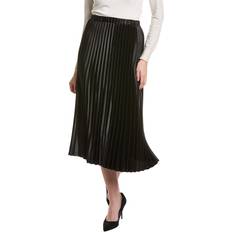 Anne Klein Accordion Pleated Skirt - Black