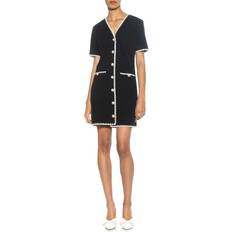 Shirt Dresses - Sportswear Garment Alexia Admor Women's Jaiya Crepe Mini Shirt Dress Black