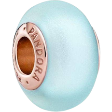 Damen Charms & Anhänger Pandora Murano Glass Charm - Rose Gold/Blue