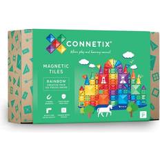 CONNETIX Magnetic Tiles Rainbow Creative Pack 102pcs