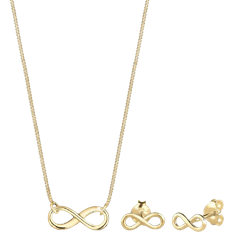 Damen - Gold Schmucksets Elli Infinity Chain Jewelry Set - Gold