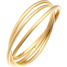 Elli Trio Basic Wrap Ring - Gold